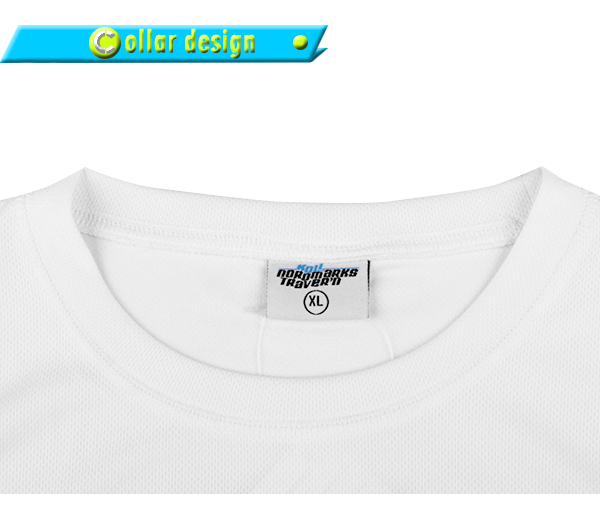 订制男士白色全涤圆领字母印花T恤衫运动服广告衫定做