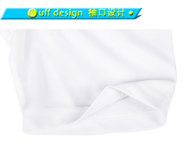 订制男士白色全涤圆领绣花短袖T恤衫广告衫定做