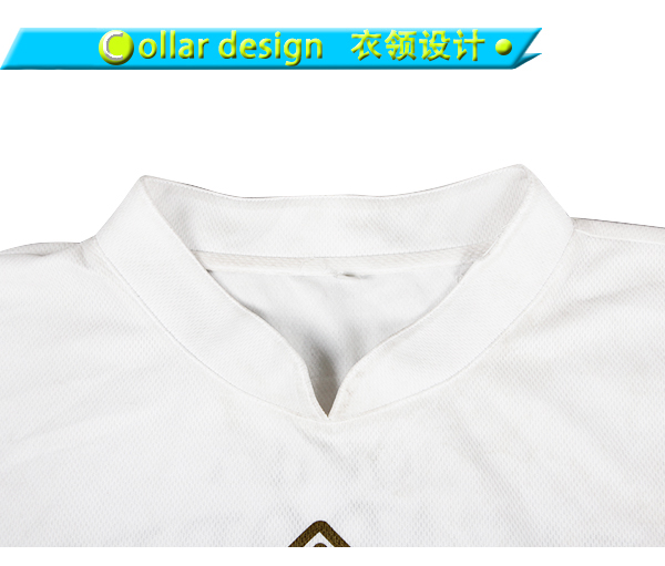 订制白色微领印花T恤男短袖T恤衫团服定做